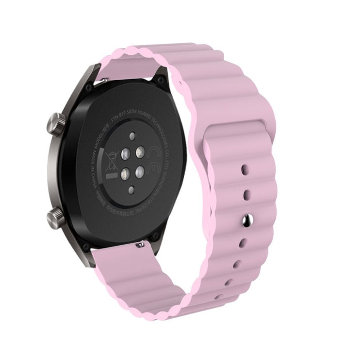 Nydelig Amazfit Youth / Huawei Watch GT 2 42mm Silikone Rem - Pink#serie_6