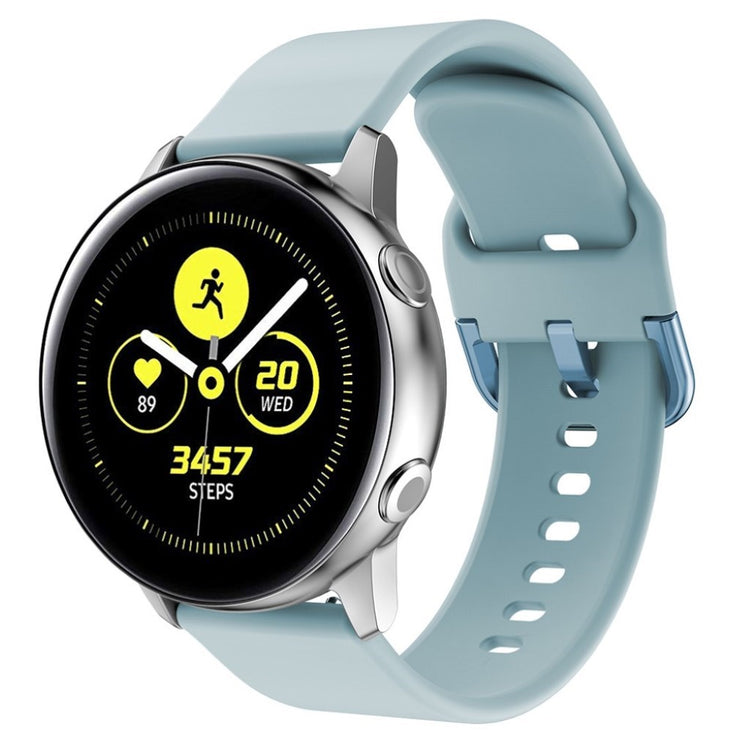 Vildt fed Amazfit GTS / Huawei Watch GT 2 42mm Silikone Rem - Blå#serie_3