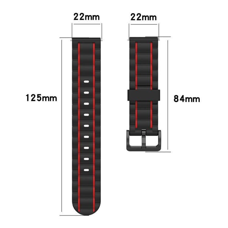 Glimrende Universal Silikone Rem - Sort#serie_1