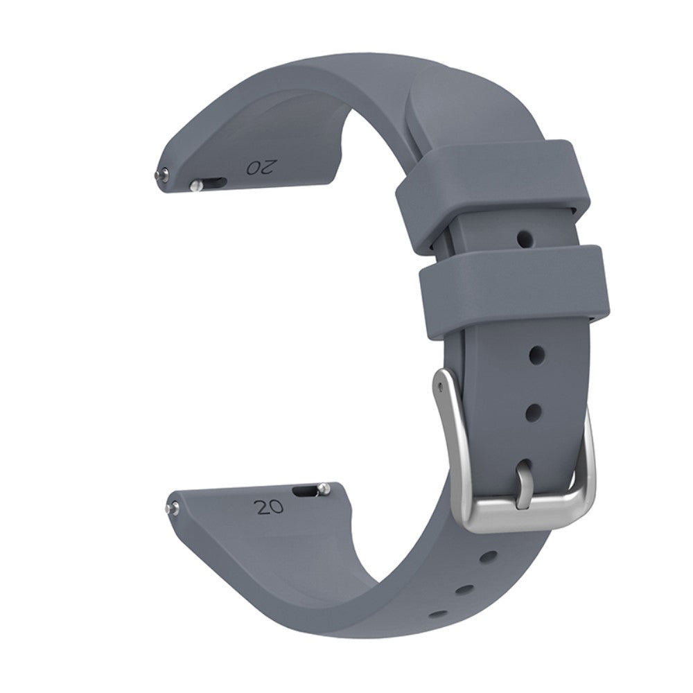 Fed Fitbit Charge 4 / Fitbit Charge 3 Metal og Rhinsten Rem - Sølv#serie_11