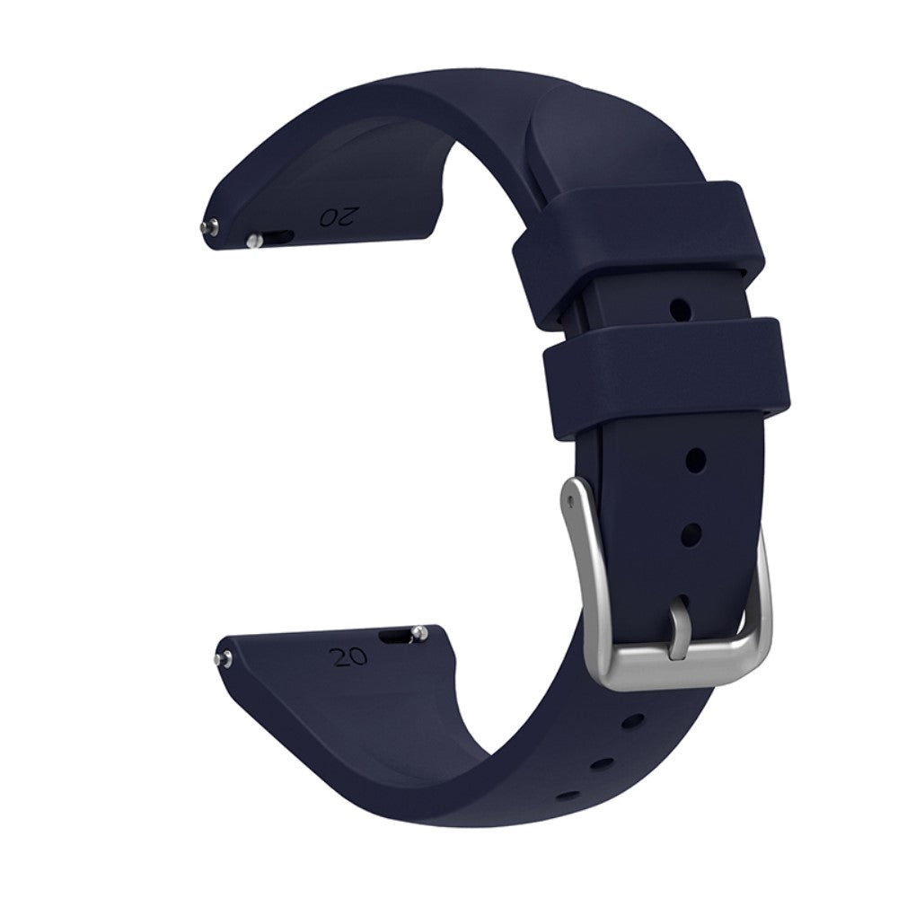 Fed Fitbit Charge 4 / Fitbit Charge 3 Metal og Rhinsten Rem - Blå#serie_2