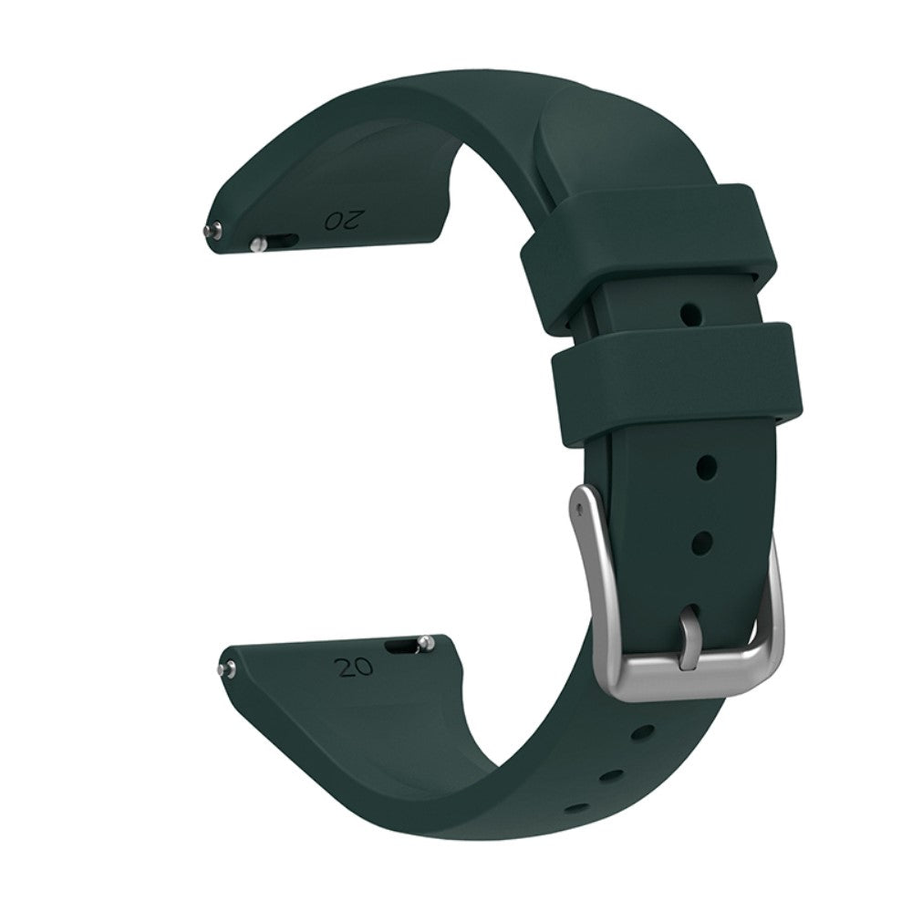 Fed Fitbit Charge 4 / Fitbit Charge 3 Metal og Rhinsten Rem - Grøn#serie_5