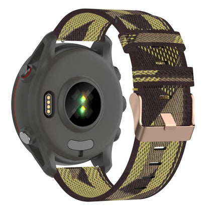 20mm Universal nylon watch strap - Yellow Stripe#serie_3