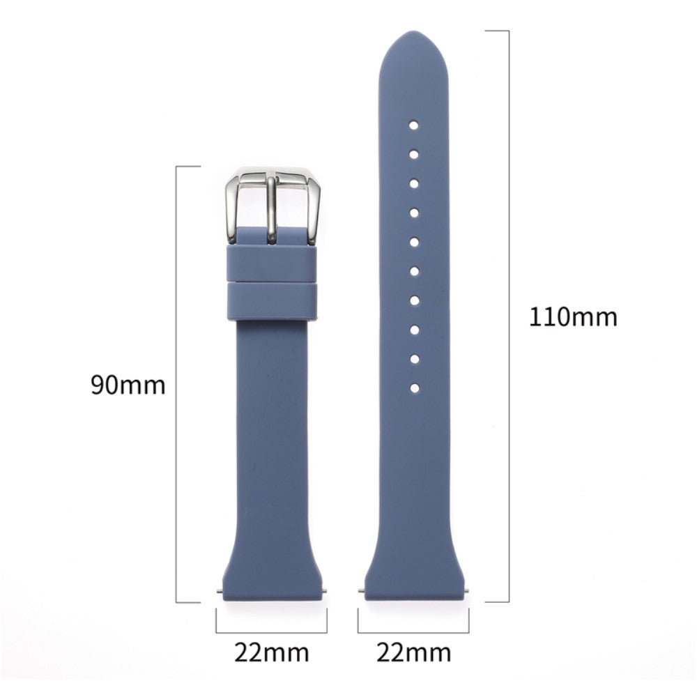 Smuk Universal Silikone Urrem - Sølv#serie_10