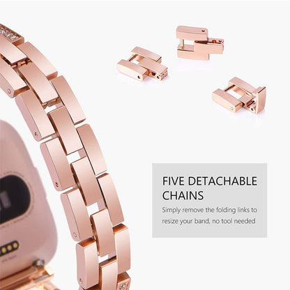 Helt vildt sejt Universal Metal og  Rhinsten Urrem - Pink#serie_1
