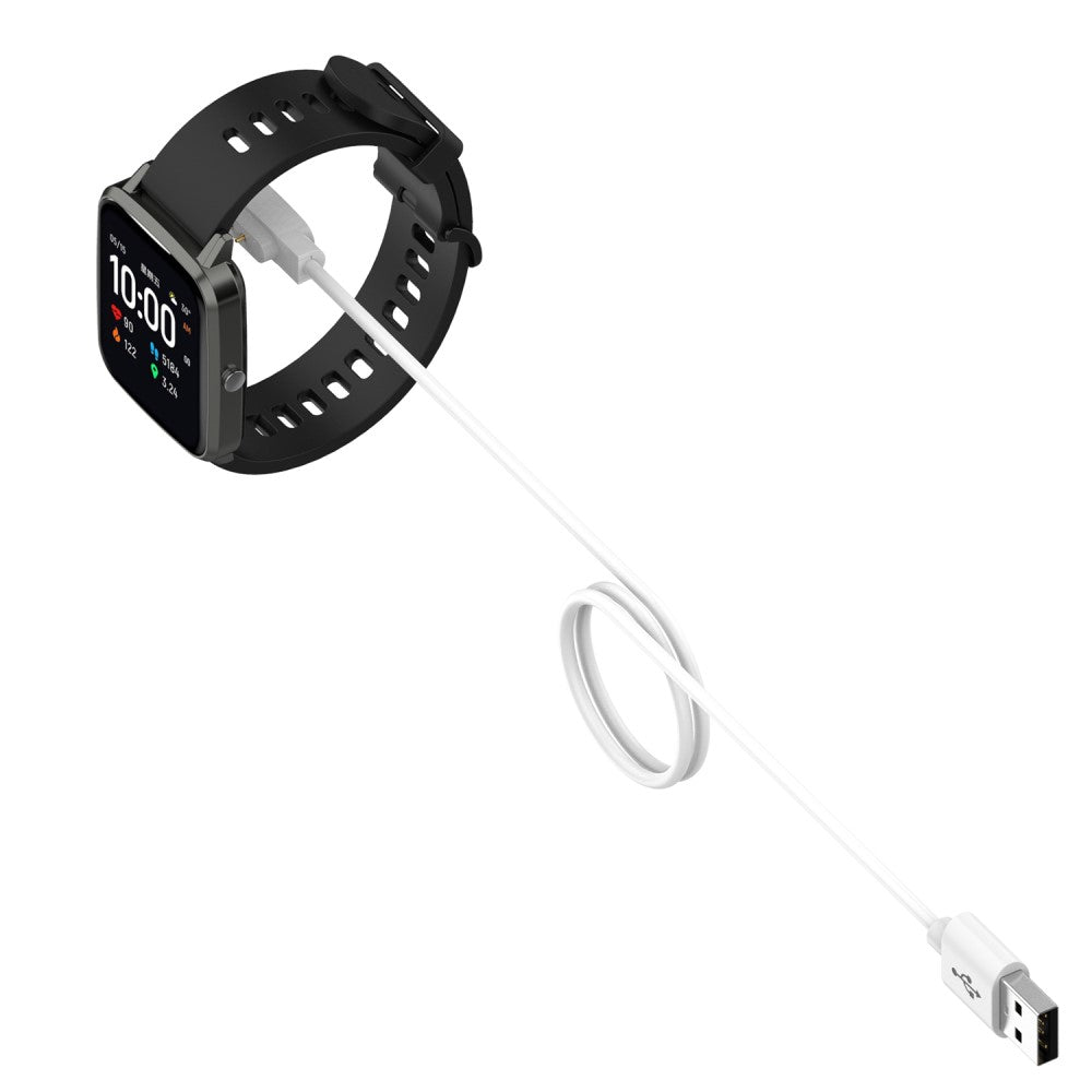 1.2m Universal Smartwatch Magnetisk  USB Opladningskabel - Hvid#serie_2