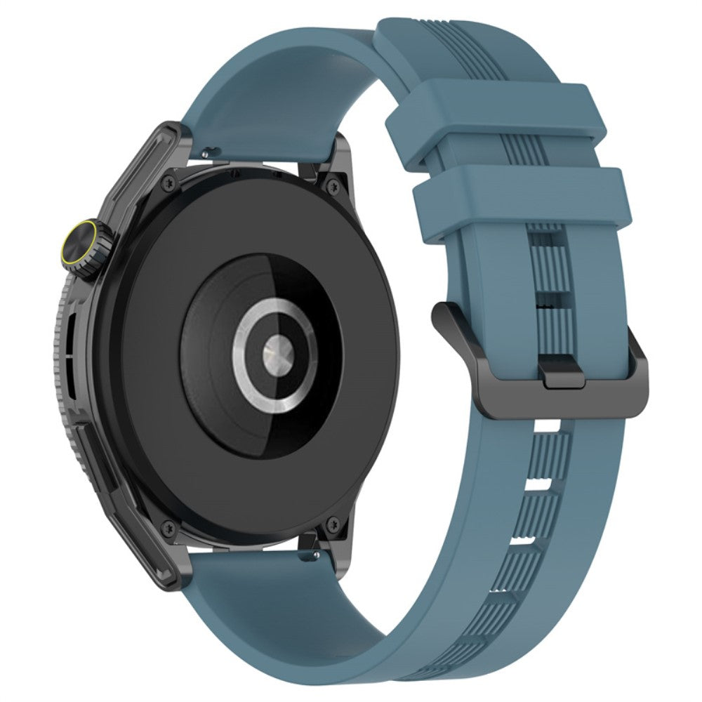 20mm Universal textured silicone watch strap - Dark Blue#serie_10