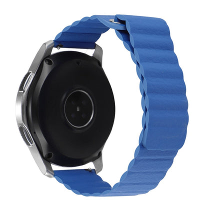 22mm Universal genuine leather watch strap - Sky Blue#serie_11