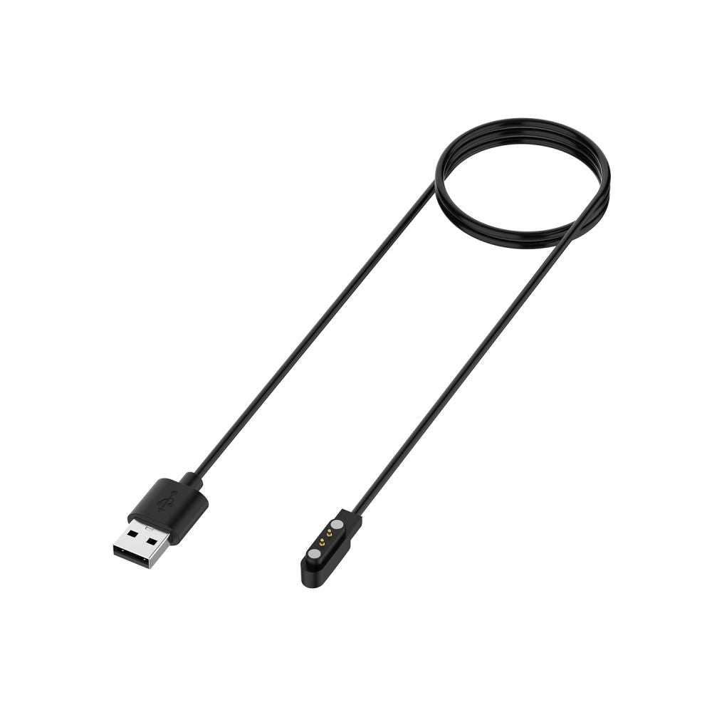 1.2m Universal Smartwatch Magnetisk  USB Ladestation - Sort#serie_1