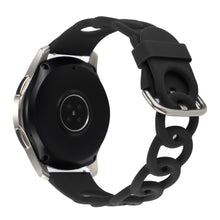 22mm Universal donut hollow strap - Black#serie_1