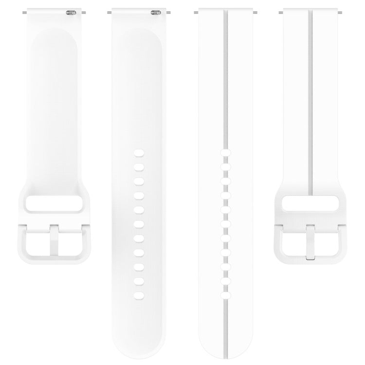 Mega Kønt Silikone Universal Rem passer til Smartwatch - Hvid#serie_3