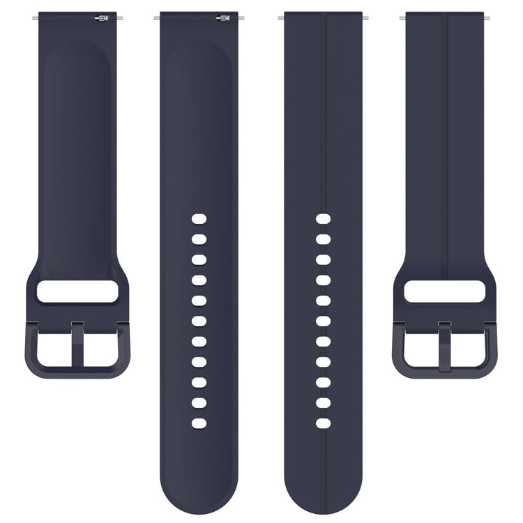 Meget Flot Silikone Universal Rem passer til Smartwatch - Blå#serie_4