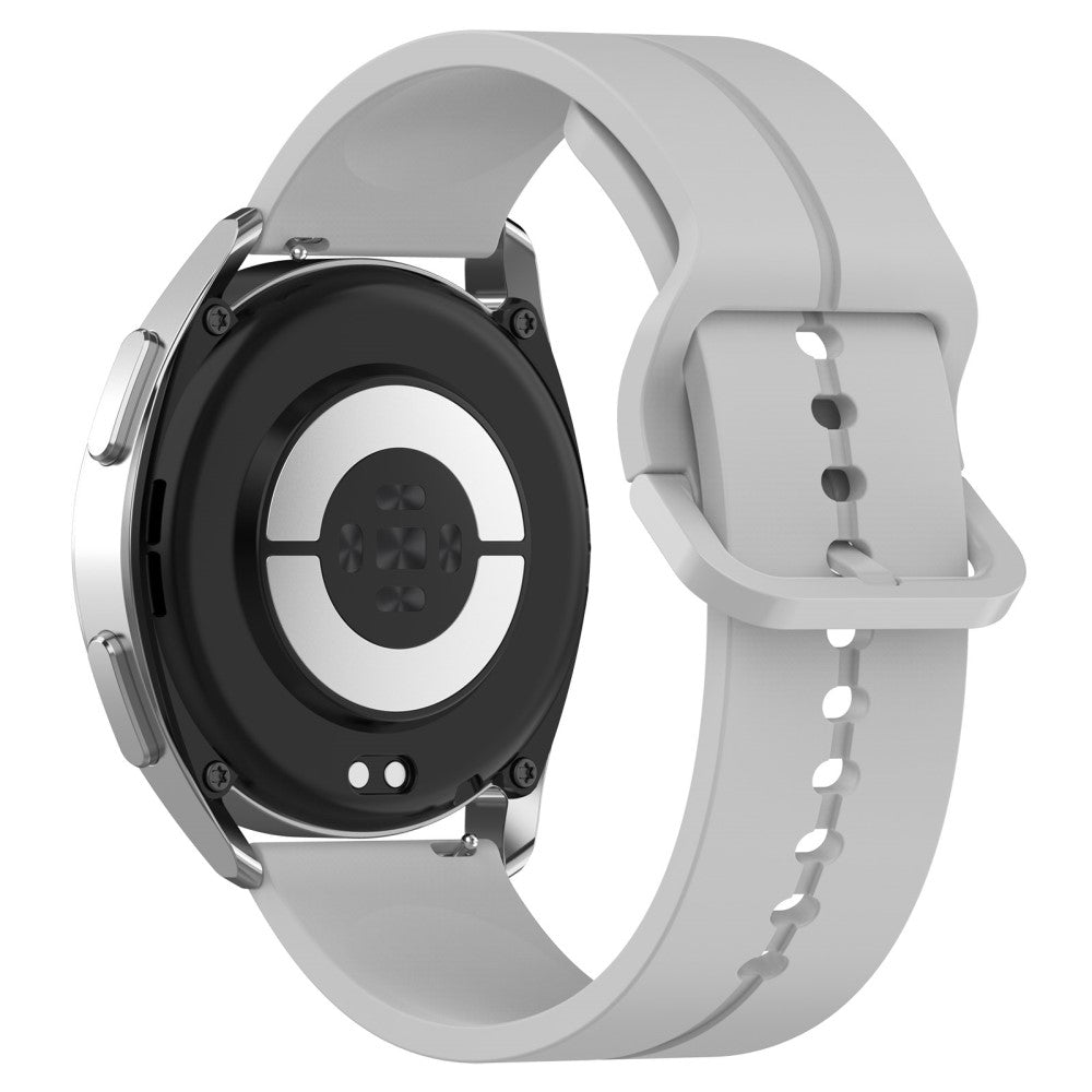 Meget Flot Silikone Universal Rem passer til Smartwatch - Sølv#serie_7