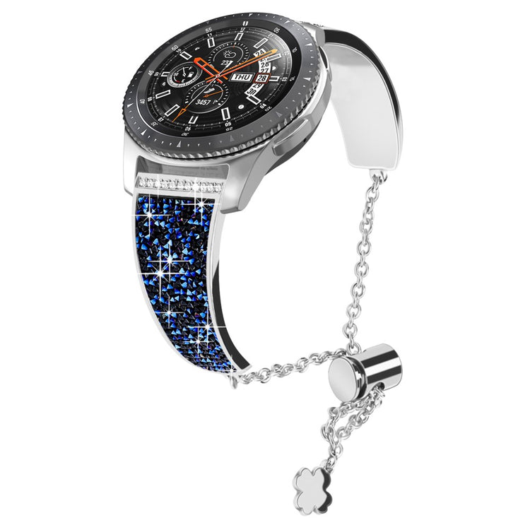 Mega Pænt Metal Universal Rem passer til Smartwatch - Blå#serie_3