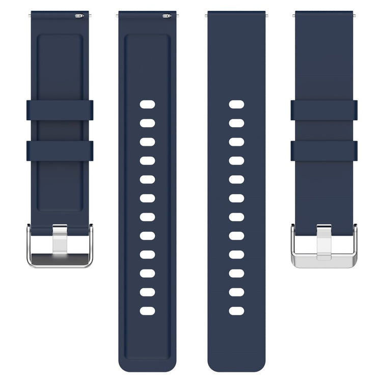 Meget Slidstærk Silikone Universal Rem passer til Smartwatch - Blå#serie_10