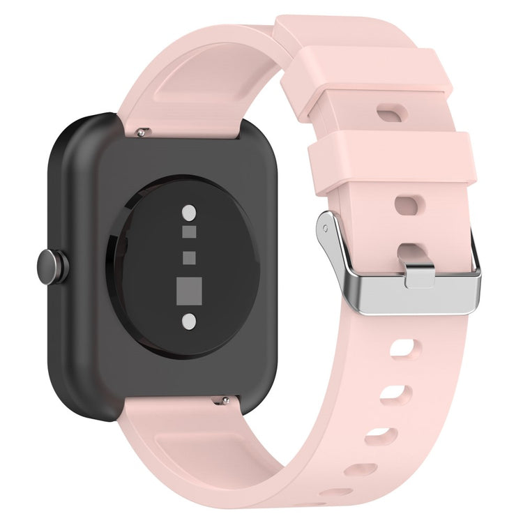 Meget Slidstærk Silikone Universal Rem passer til Smartwatch - Pink#serie_9