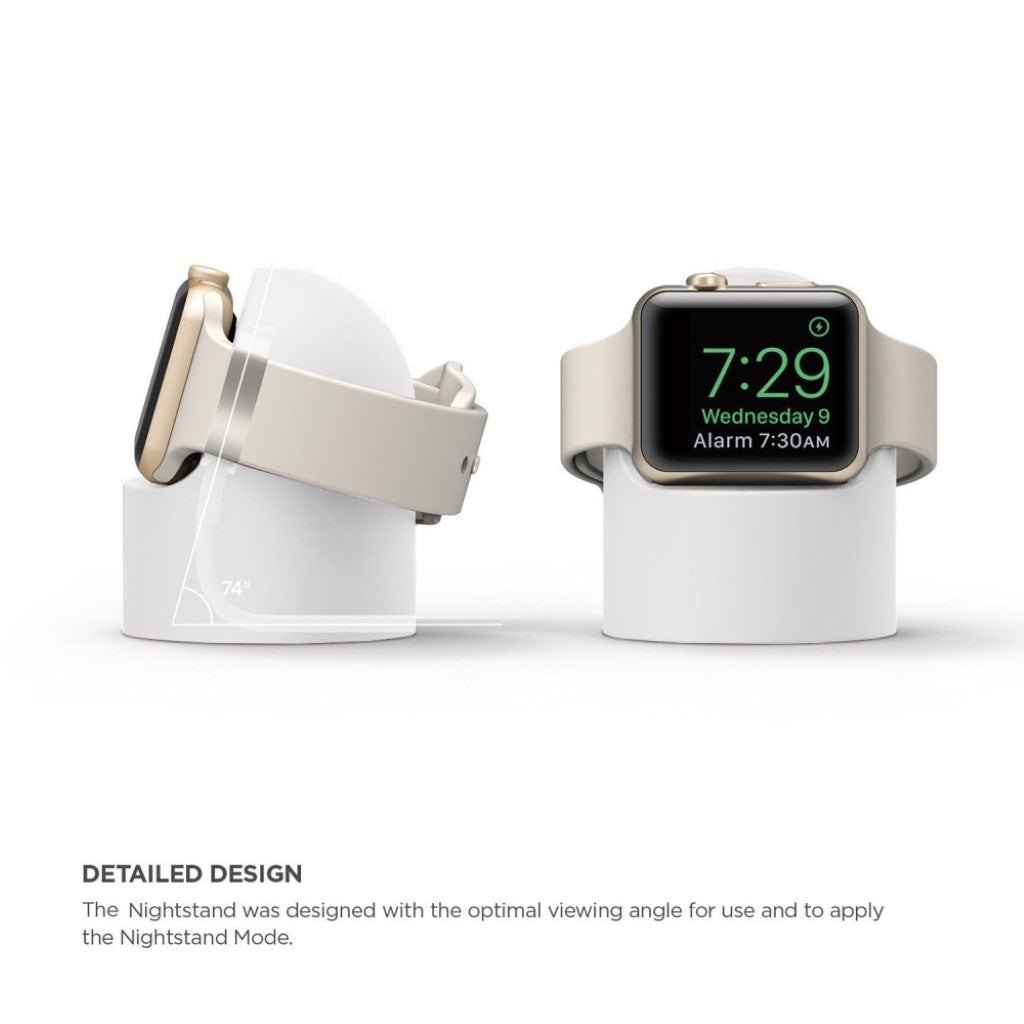 Apple Watch Series 1-3 38mm / Apple Watch Series 1-3 42mm Plastik Holder - Hvid#serie_2