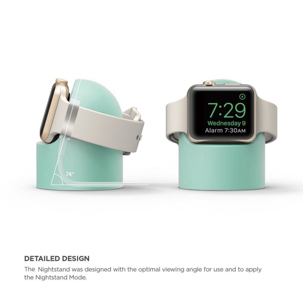 Apple Watch Series 1-3 38mm / Apple Watch Series 1-3 42mm Plastik Holder - Grøn#serie_6