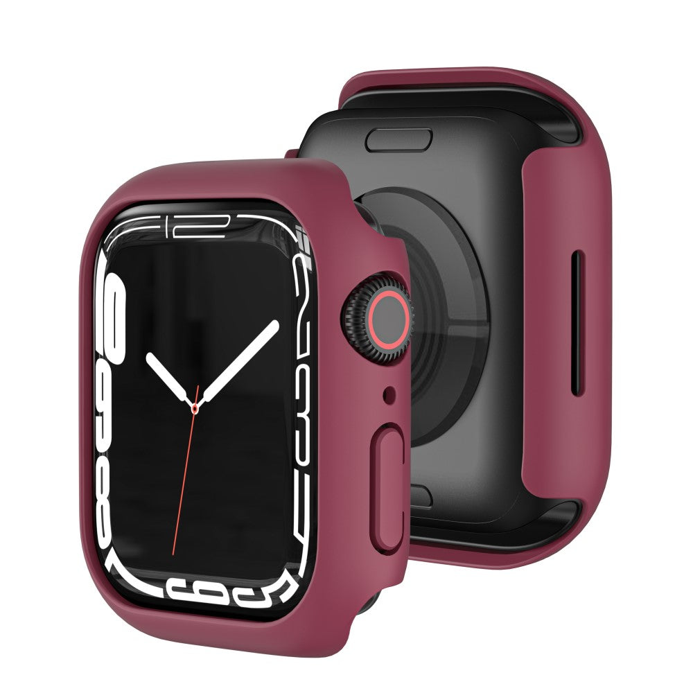 Apple Watch Series 7 41mm Elegant Plastik Bumper  - Rød#serie_1