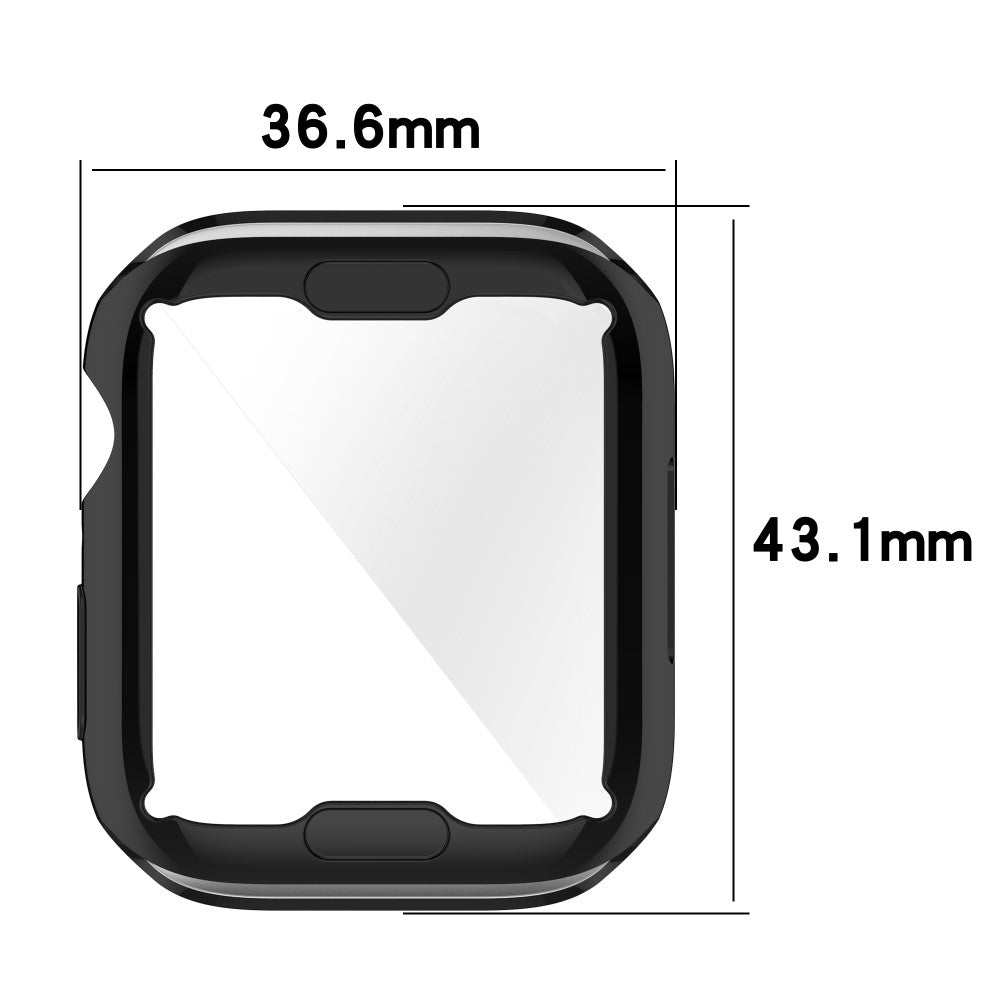Sølv Apple Watch Series 7 41mm Silikone Cover#serie_1