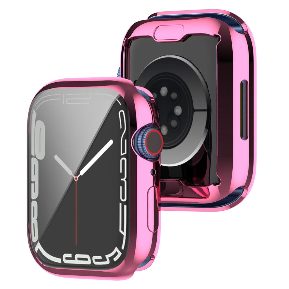 Pink Apple Watch Series 7 41mm Silikone Cover#serie_1
