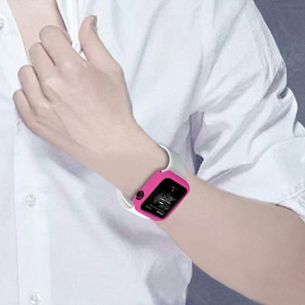 Apple Watch Series 7 41mm  Silikone Bumper  - Pink#serie_1