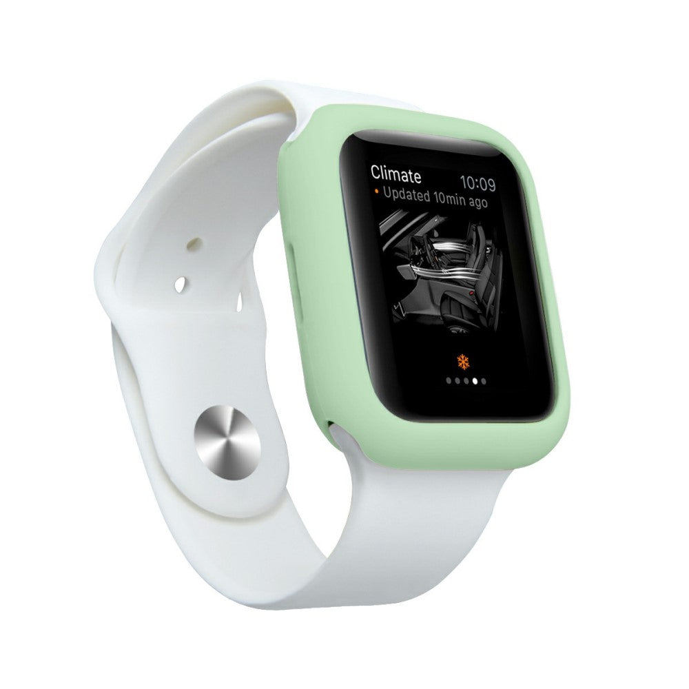 Apple Watch Series 7 41mm  Silikone Bumper  - Grøn#serie_10