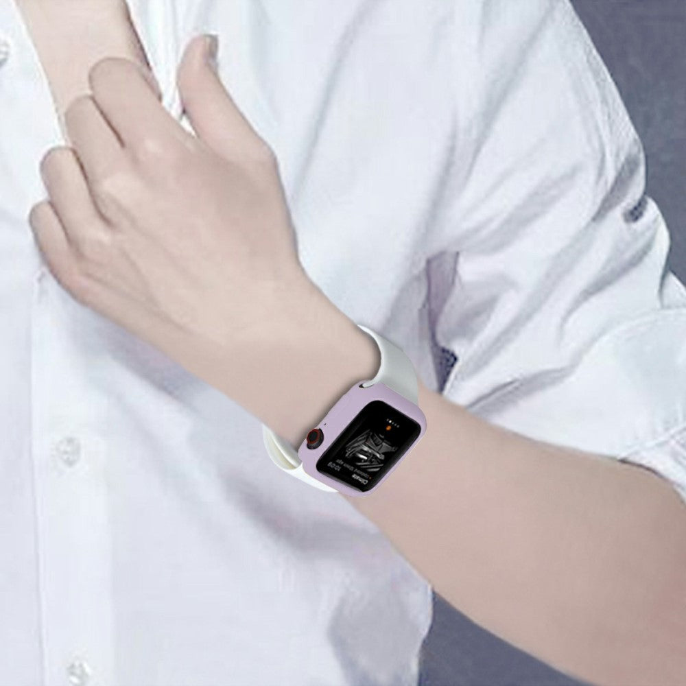 Apple Watch Series 7 41mm  Silikone Bumper  - Lilla#serie_16