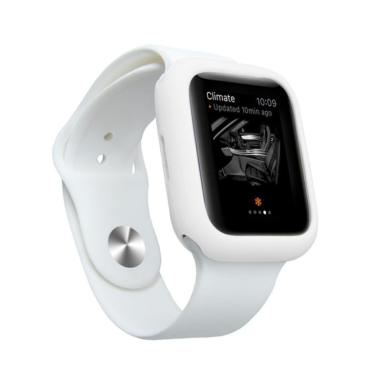 Apple Watch Series 7 41mm  Silikone Bumper  - Hvid#serie_2