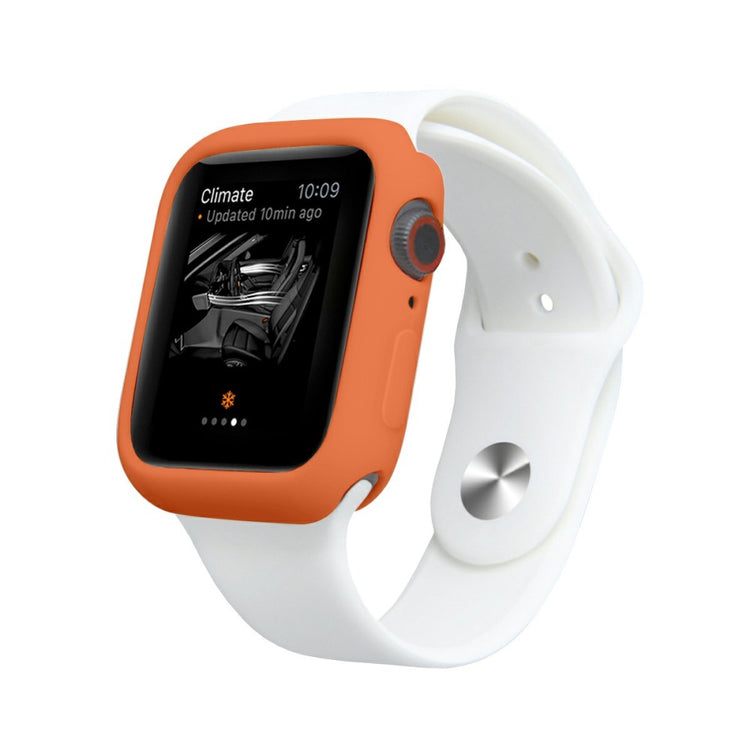 Apple Watch Series 7 41mm  Silikone Bumper  - Orange#serie_4