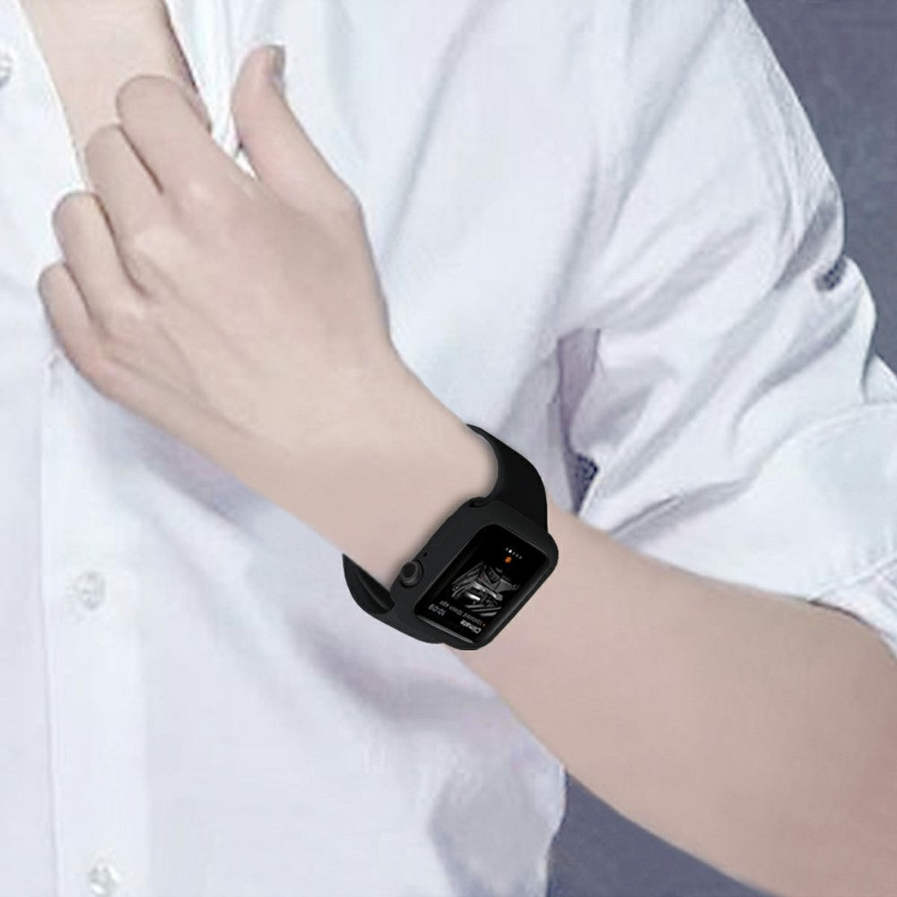 Apple Watch Series 7 41mm  Silikone Bumper  - Sort#serie_8