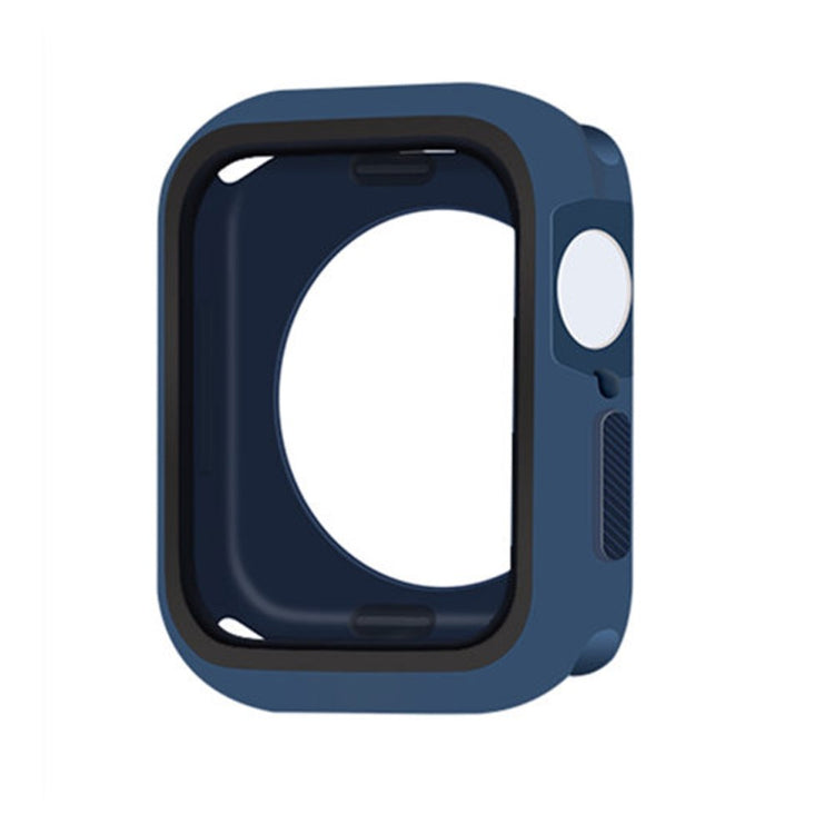 Apple Watch Series 7 41mm  Silikone Bumper  - Blå#serie_6