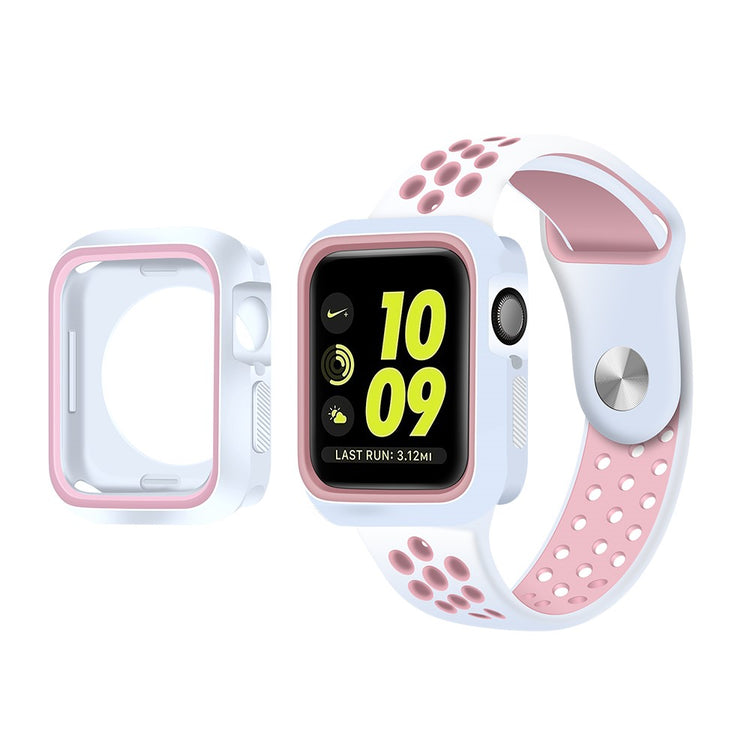 Apple Watch Series 7 41mm  Silikone Bumper  - Pink#serie_7