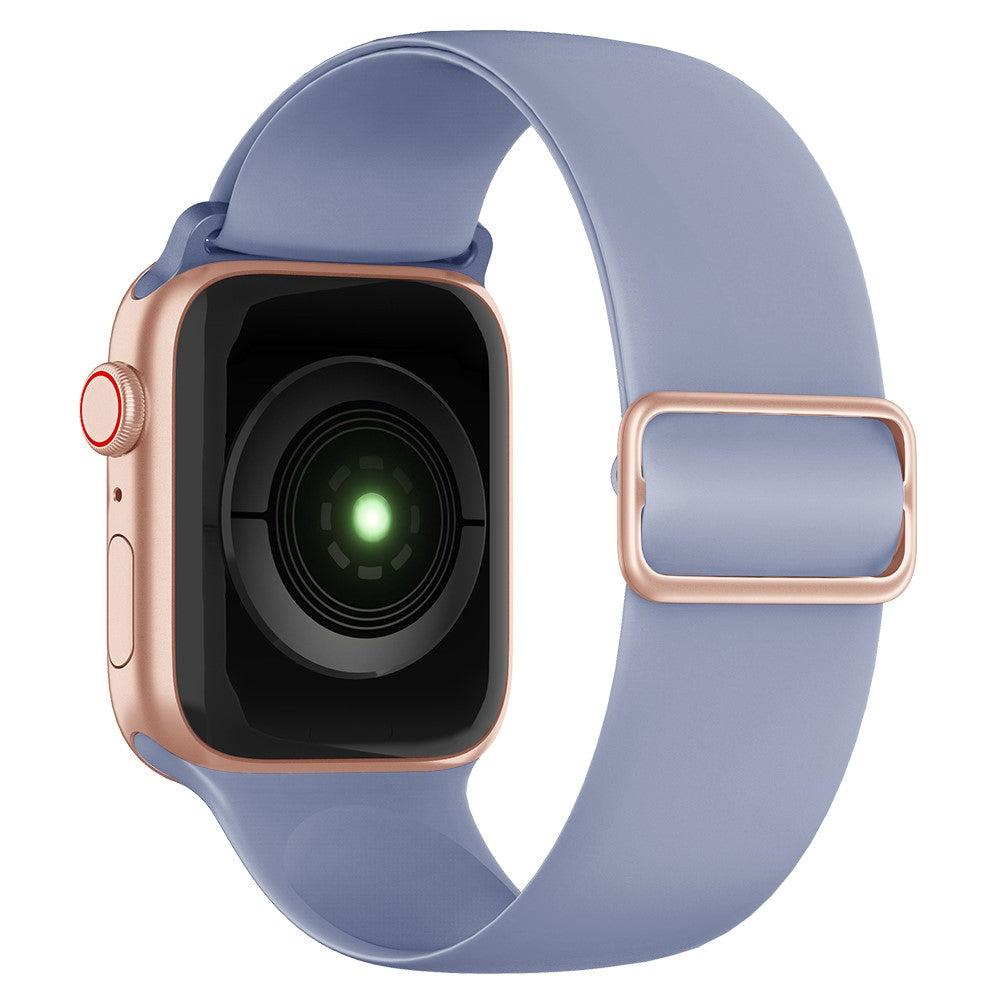 Kønt Apple Watch Series 7 41mm Silikone Rem - Lilla#serie_9