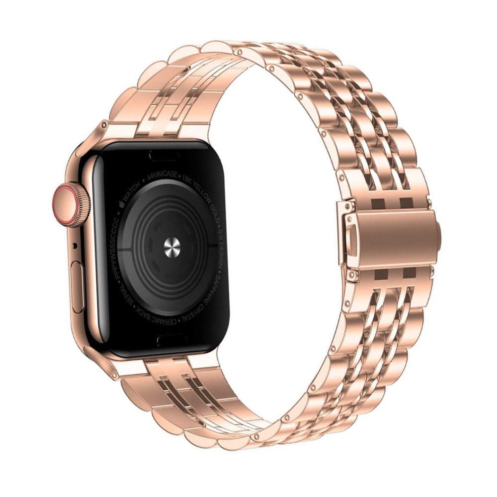 Klassisk Apple Watch Series 7 41mm Metal Rem - Pink#serie_2