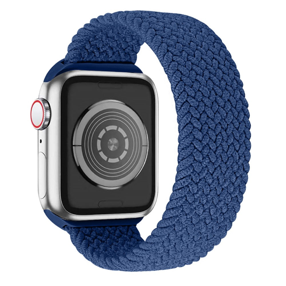 Helt vildt nydelig Apple Watch Series 7 41mm Nylon Rem - Størrelse: L - Blå#serie_16