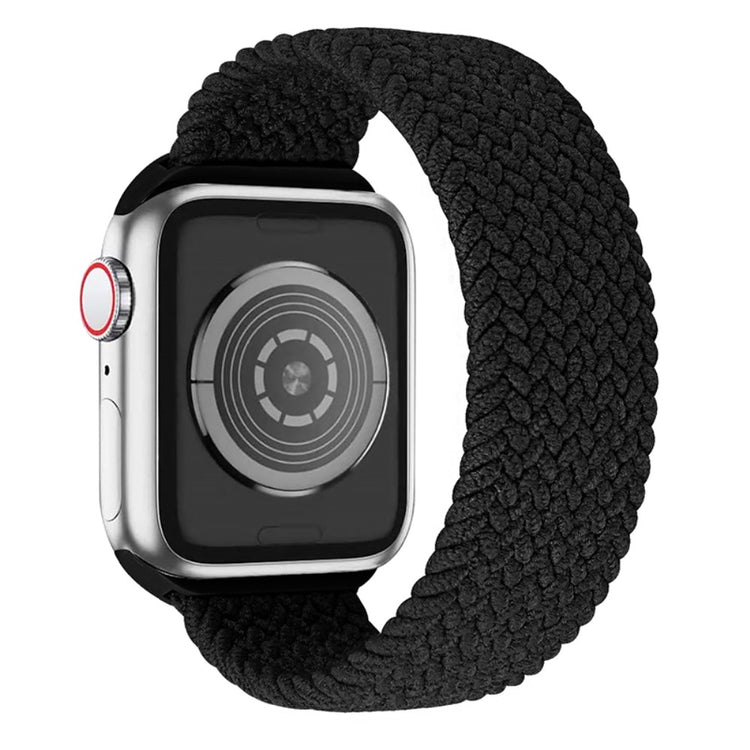 Helt vildt nydelig Apple Watch Series 7 41mm Nylon Rem - Størrelse: L - Sort#serie_6