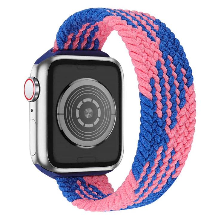Meget kønt Apple Watch Series 7 41mm Nylon Rem - Størrelse: M - Flerfarvet#serie_15