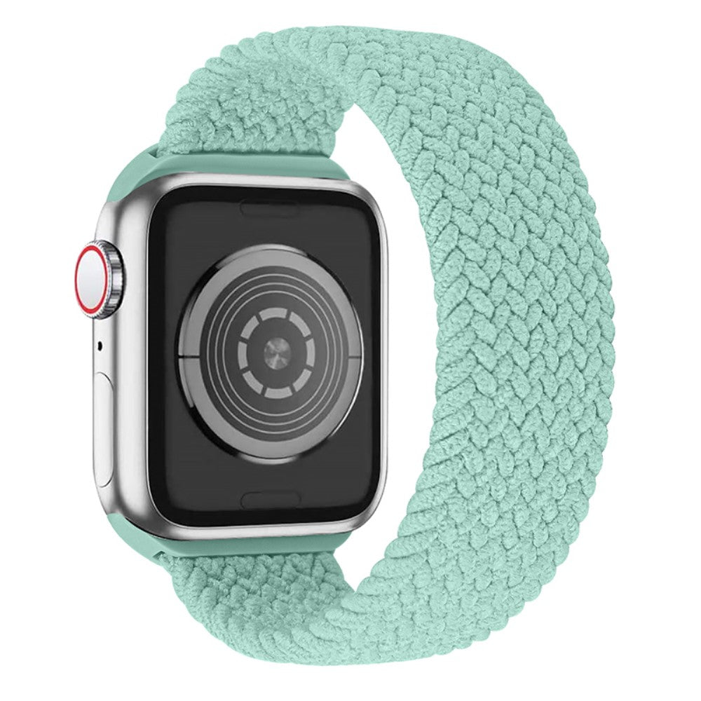 Meget kønt Apple Watch Series 7 41mm Nylon Rem - Størrelse: M - Grøn#serie_24
