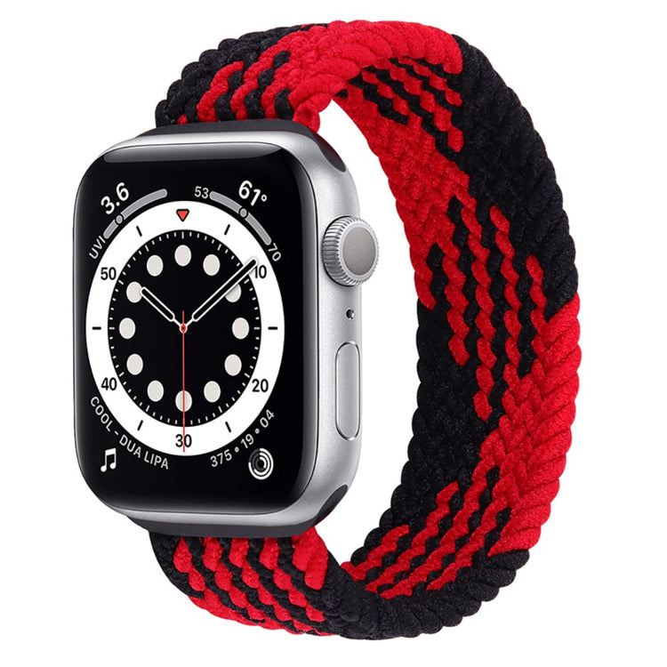 Super fed Apple Watch Series 7 41mm Nylon Rem - Størrelse: S - Flerfarvet#serie_11