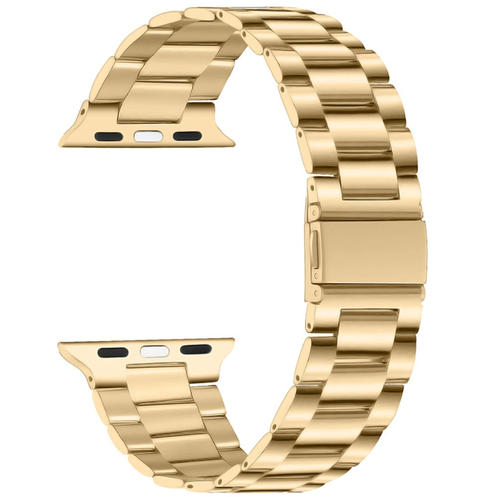 Meget flot Apple Watch Series 7 41mm Metal Rem - Guld#serie_1