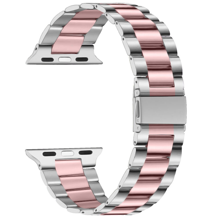Meget flot Apple Watch Series 7 41mm Metal Rem - Pink#serie_10