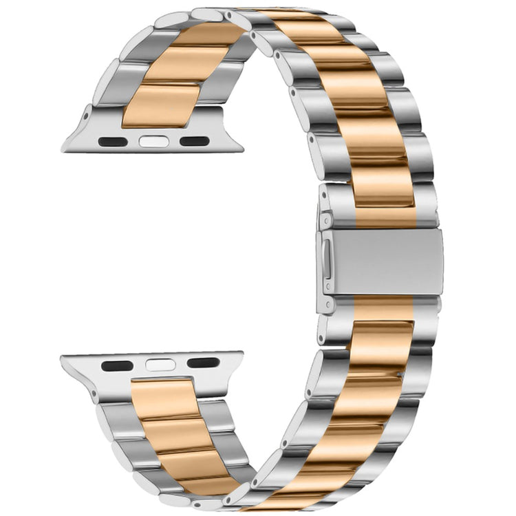 Meget flot Apple Watch Series 7 41mm Metal Rem - Guld#serie_12