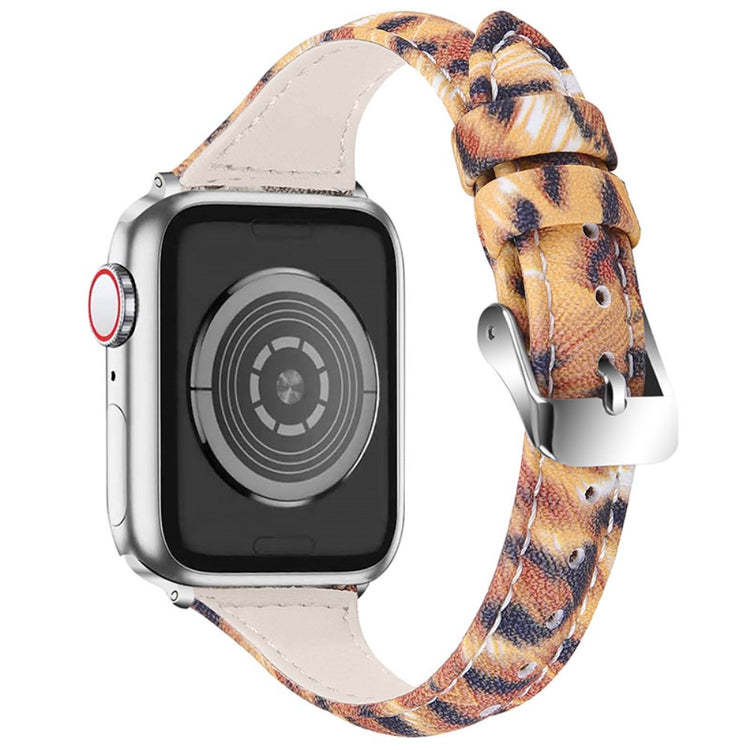 Super fint Apple Watch Series 7 41mm Ægte læder Rem - Flerfarvet#serie_1