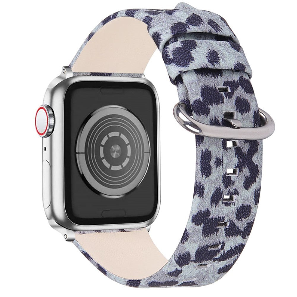 Mega godt Apple Watch Series 7 41mm Ægte læder Rem - Flerfarvet#serie_2
