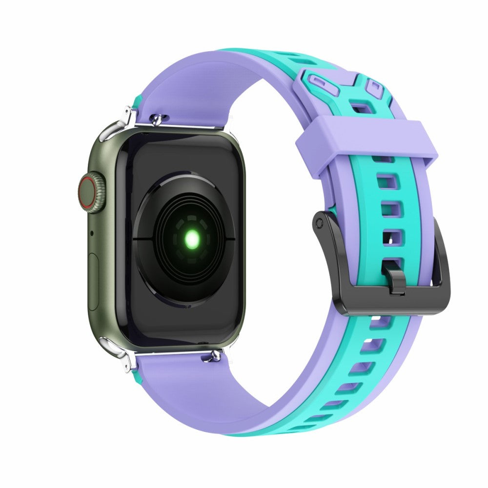 Skøn Apple Watch Series 7 41mm Silikone Rem - Flerfarvet#serie_2