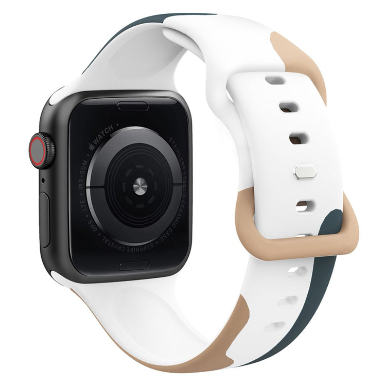 Mega sejt Apple Watch Series 7 41mm Silikone Rem - Flerfarvet#serie_2