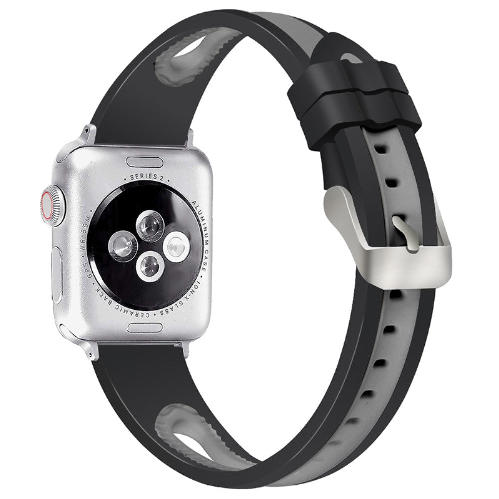 Super holdbart Apple Watch Series 7 41mm Silikone Rem - Flerfarvet#serie_7