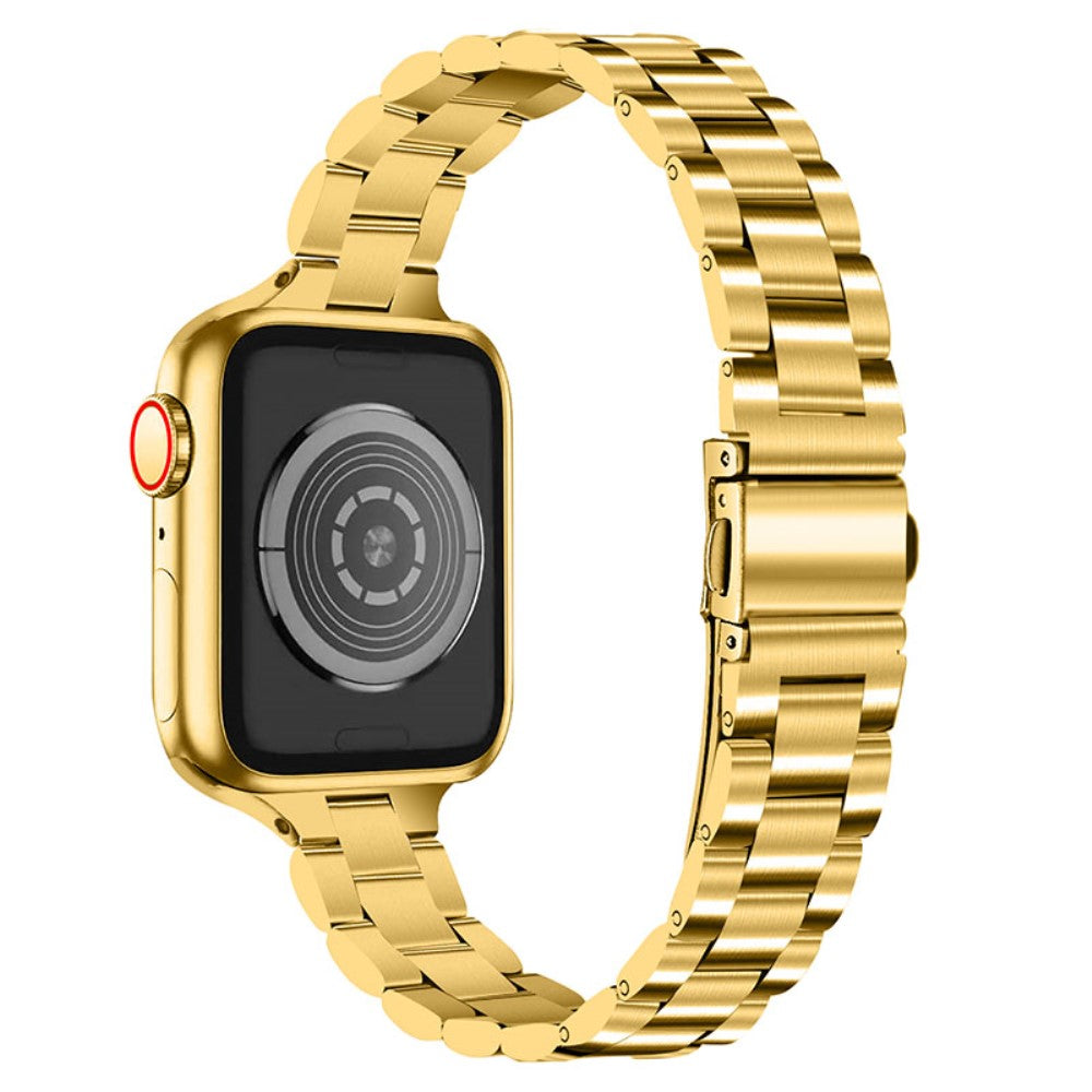 Vildt fint Apple Watch Series 7 41mm Metal Rem - Guld#serie_2