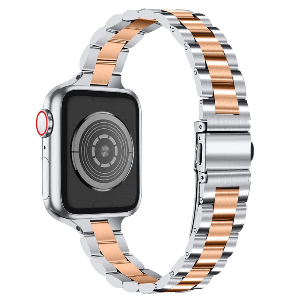 Vildt fint Apple Watch Series 7 41mm Metal Rem - Pink#serie_3